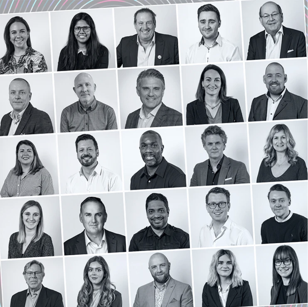 Grid of professional headshots showing diverse board directors and executives
